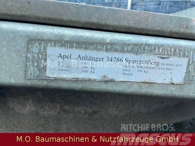  Apel Spangenberg KSB 32 / 2.380 Kg / Tüv 2023 / Tieflader