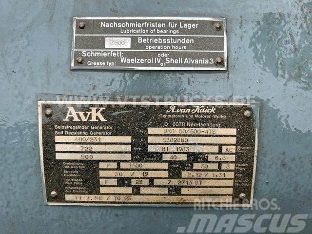 AVK DKB 80/500-4TS Stromgenerator 400V 500 kVA Andere Zubehörteile