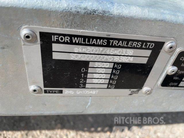 Ifor Williams 2Hb GH35, NEW NOT REGISTRED,machine transport824 Autotransportanhänger