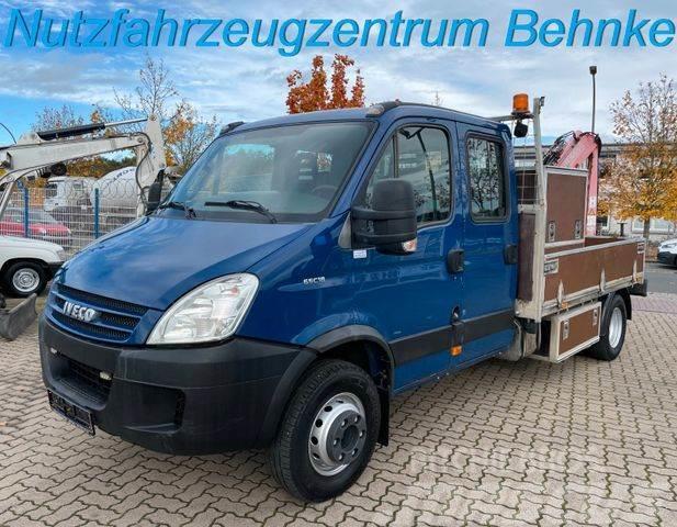 Iveco Daily 65C18 DoKa Pritsche/ Fassi Kran+Winde/ AHK Pickup/Pritschenwagen