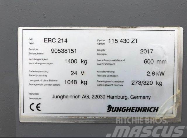 Jungheinrich ERC 214 - 4300MM HUB - 1400KG - NEUWERTIG Hochhub-Kommissionierer