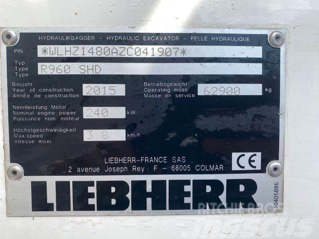 Liebherr R960 SHD ** BJ. 2015* 10.000H/Klima/ZSA/TOP Zust Raupenbagger