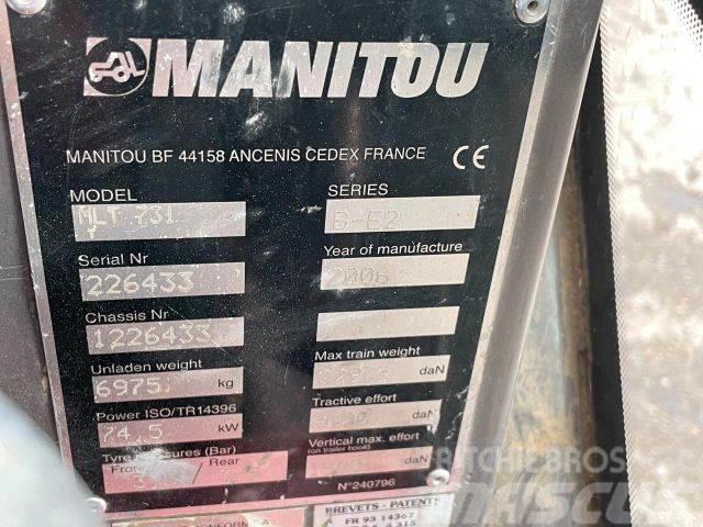 Manitou MTL731 frontloader 4x4 VIN 433 Radlader