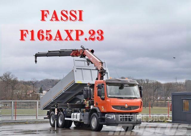 Renault Premium 370 *FASSI F165AXP.23 + FUNK/ 6x4 * TOP Kranwagen