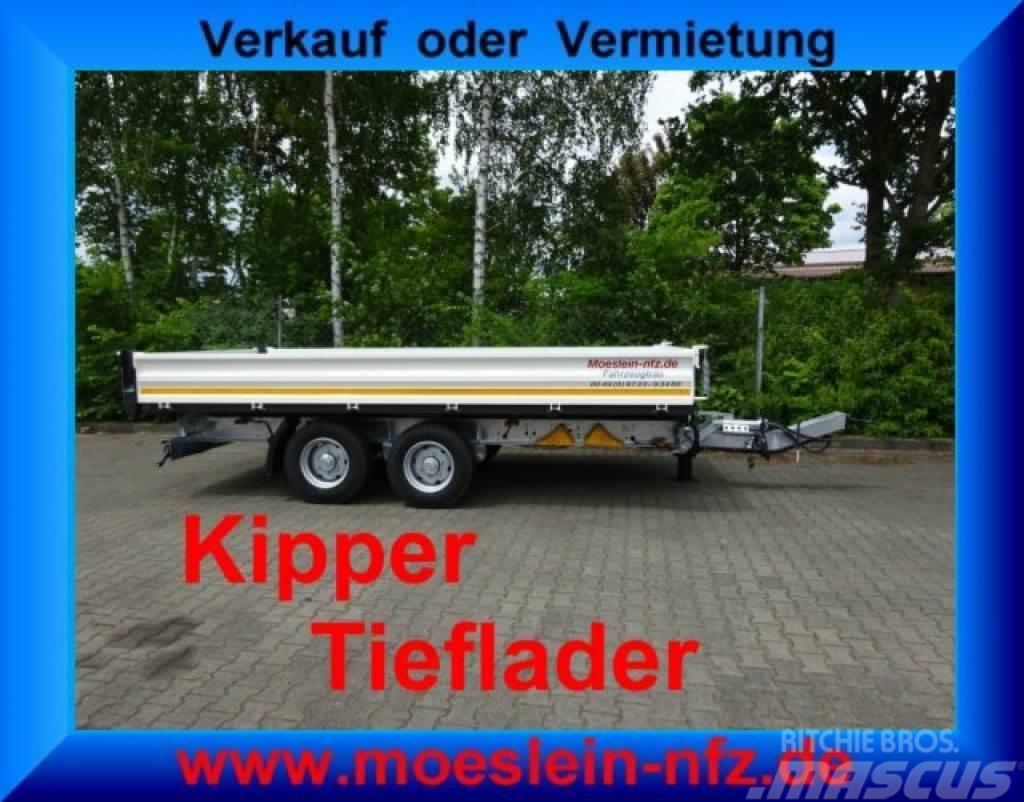 Möslein TTD 11 Weiß neuer Tandem 3- Seitenkipper Tieflade Kipper