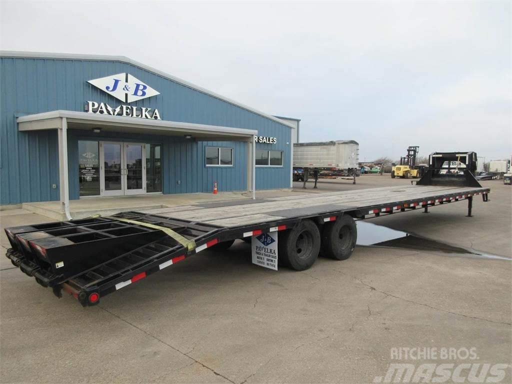 PJ Trailers 40' GOOSENECK 35'+5' DOVETAIL AND RAMPS Tieflader