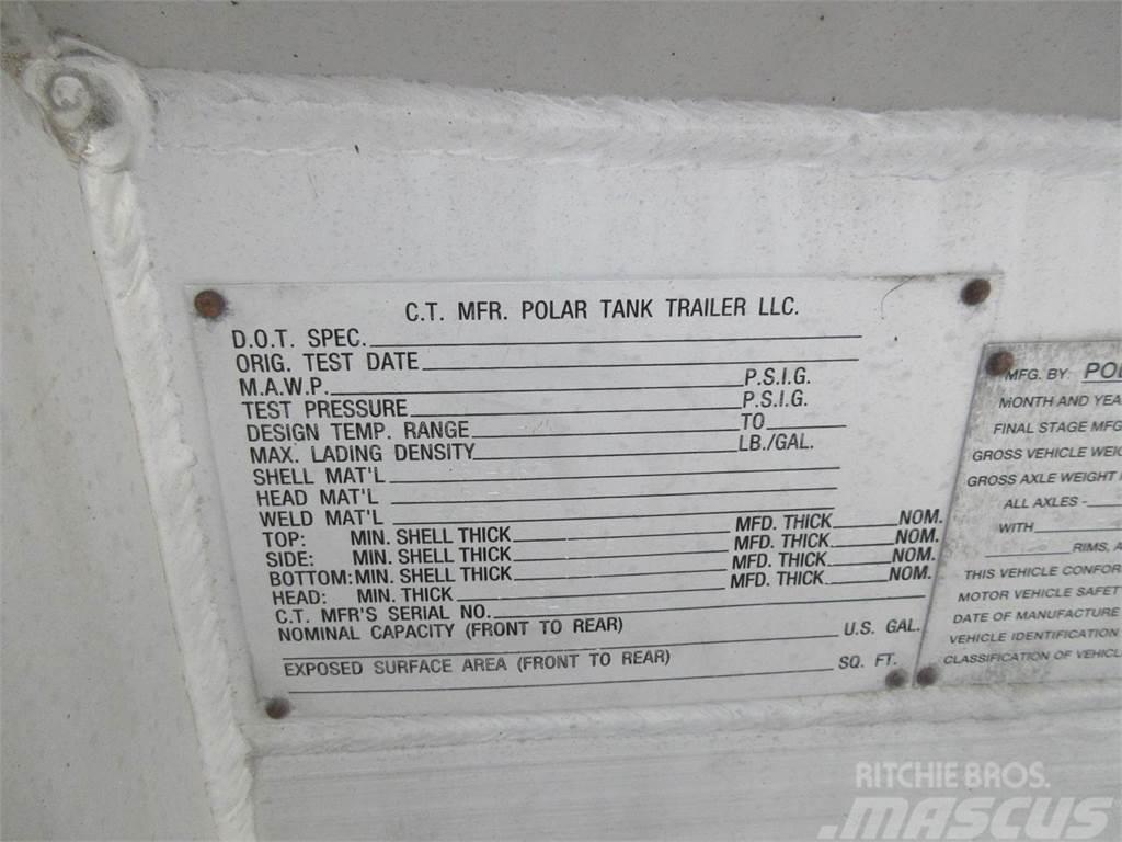 Polar 8400 GALLON CRUDE TANKER AIR RIDE WITH PUMP 200 BB Tankanhänger