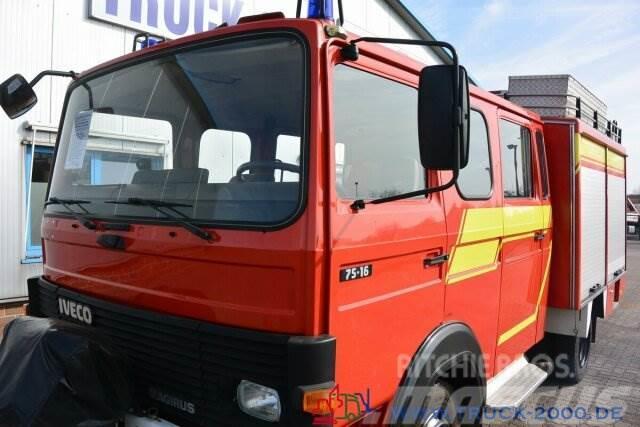 Iveco 75E16 A Mannschaft- Feuerwehr Löschpumpe SERVO Kofferaufbau