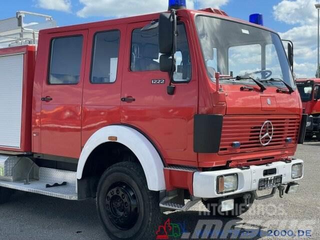 Mercedes-Benz LK 1222 4x4 Ziegler Feuerwehr 1620 L. Tank+Pumpe Kofferaufbau
