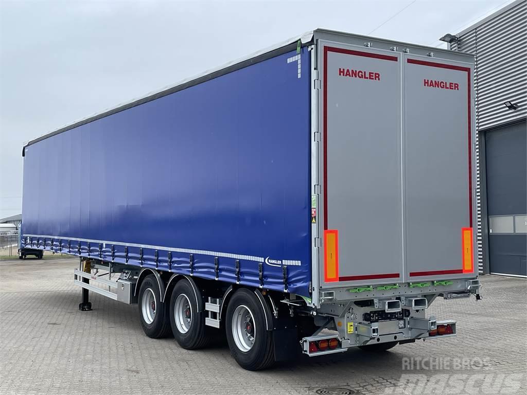 Hangler 3-aks 45-tons gardintrailer truckbeslag Curtainsiderauflieger