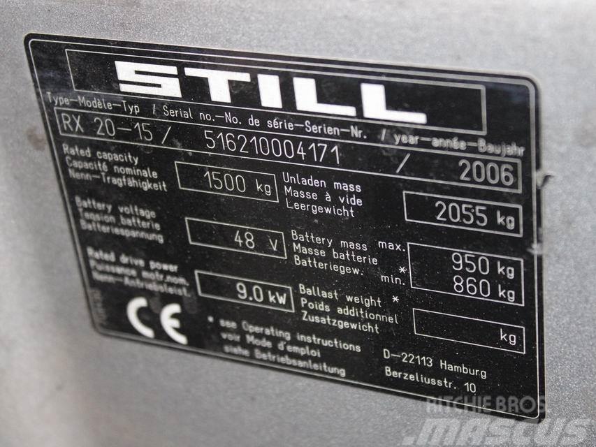 Still RX 20-15 6210 Elektrostapler