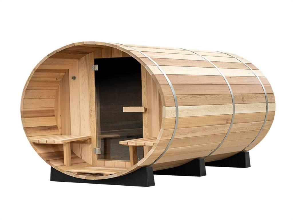  8 ft Barrel Sauna Kit and Wood ... Andere
