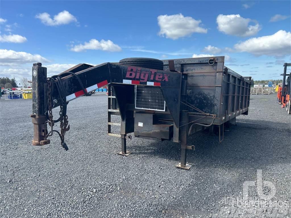 Big Tex 16 ft T/A Gooseneck Dump (Inope ... Autotransportanhänger