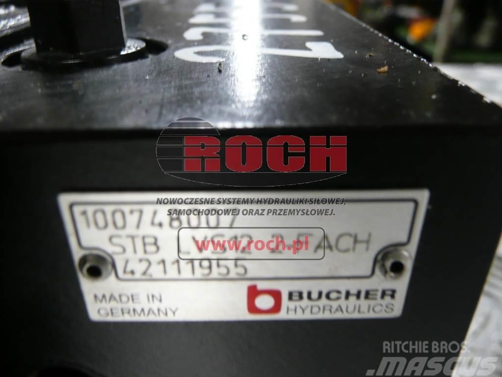 Bucher HYDRAULICS 100748007 STB LVS12 2-FACH 42111955 - 2 Hydraulik