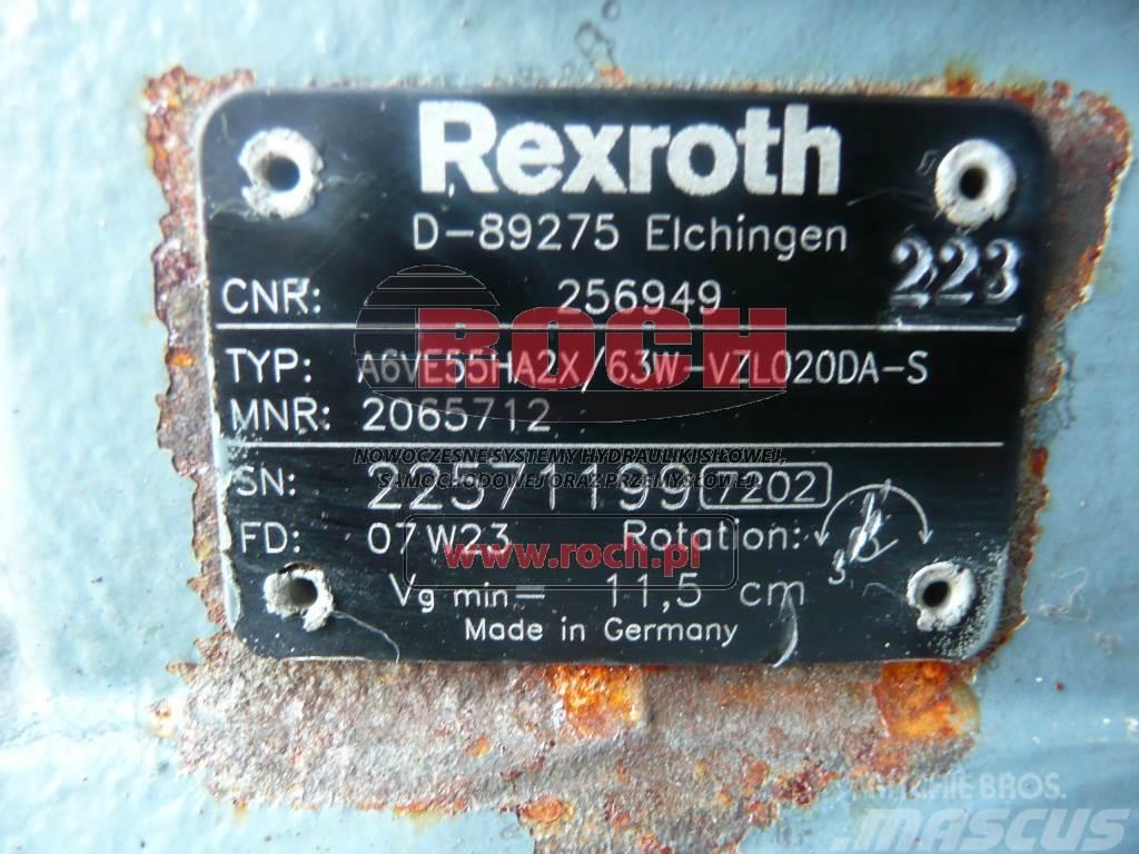 Rexroth A6VE55HA2X/63W-VZL020DA-S 2065712 256949 Motoren