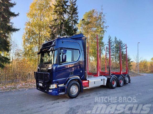 Scania R 730 B8x4*4NB, Korko 1,99% Holztransporter