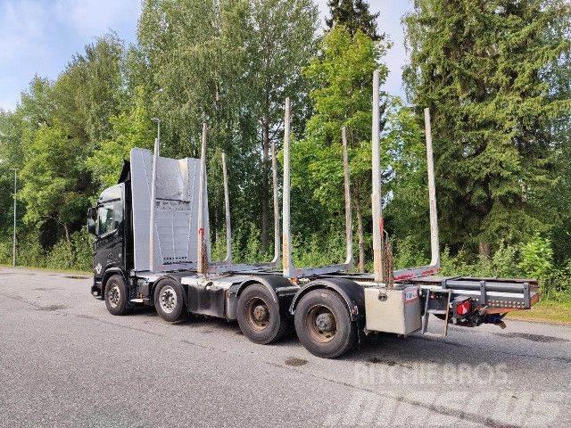Scania R 730 B8x4NB, Korko 1,99% Holztransporter