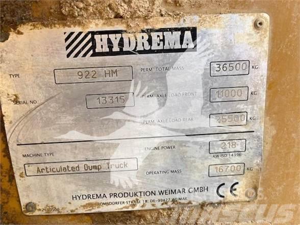 Hydrema 922F Dumper - Knickgelenk