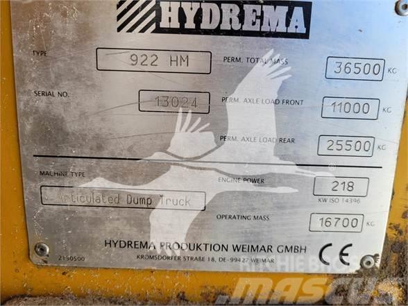 Hydrema 922HM Dumper - Knickgelenk