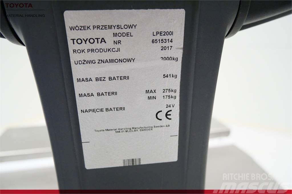 Toyota LPE200I Gabelstapler mit Fahrerstand