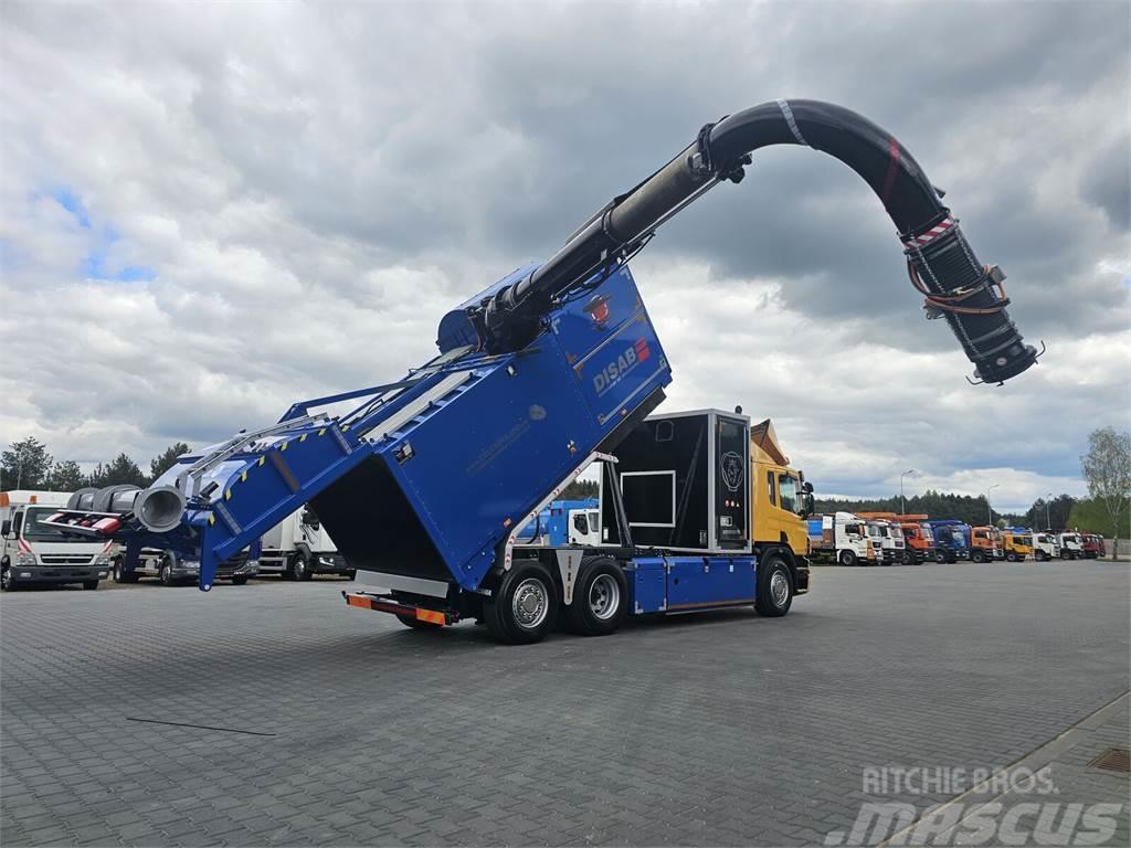 Scania DISAB ENVAC Saugbagger vacuum cleaner excavator su Arbeitsfahrzeuge