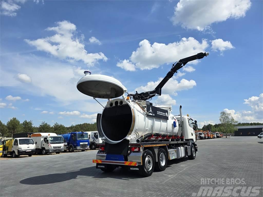 Scania Saugbagger Larsen FlexVac 311 Vacuum suction loade Kommunal-Sonderfahrzeuge