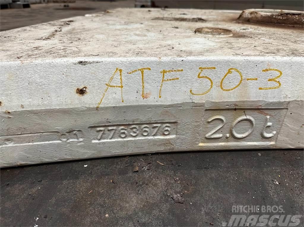 Faun ATF 50-3 counterweight 2 ton Kran-Teile und Zubehör