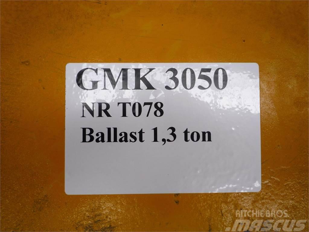 Grove GMK 3050 counterweight 1,3 ton Kran-Teile und Zubehör