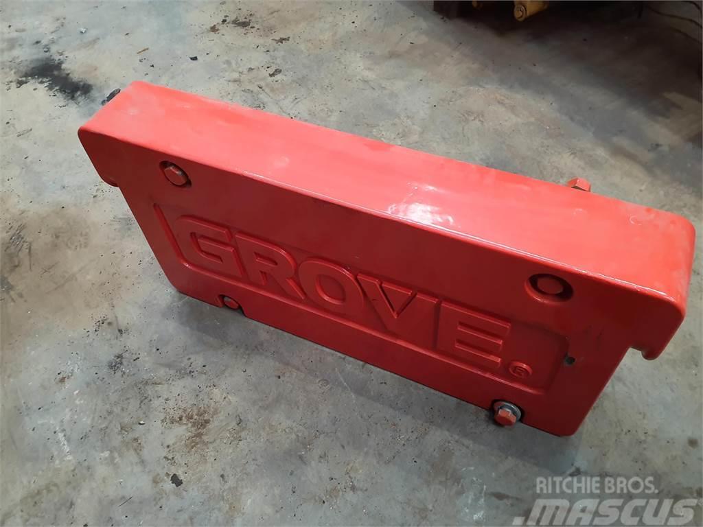 Grove GMK 5130-2 counterweight 1 ton Kran-Teile und Zubehör