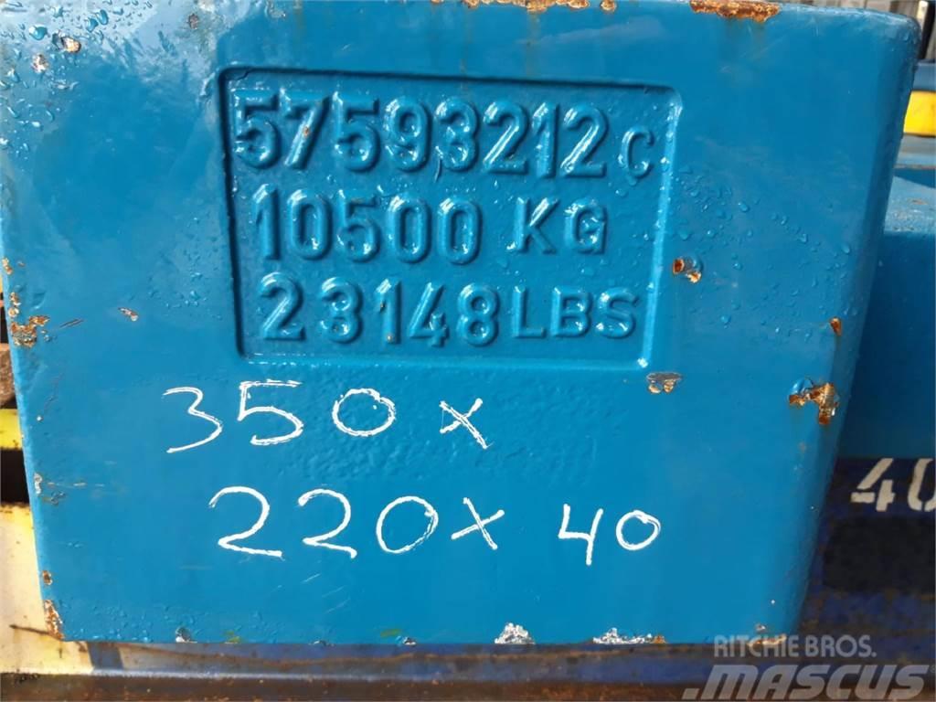 Terex explorer 5800 counterweight 10,5 ton Kran-Teile und Zubehör