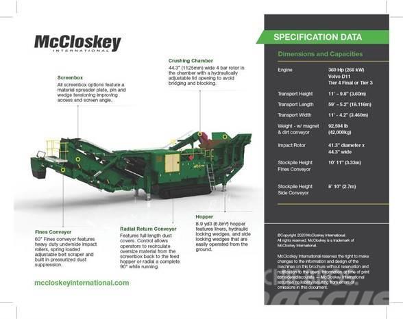 McCloskey I44RV3HD Pulverisierer