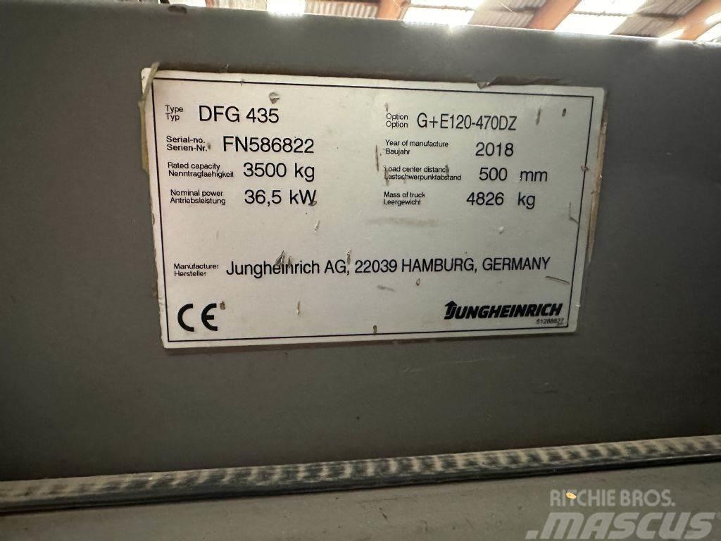 Jungheinrich DFG 435 - TRIPLEX 4,7 m Dieselstapler