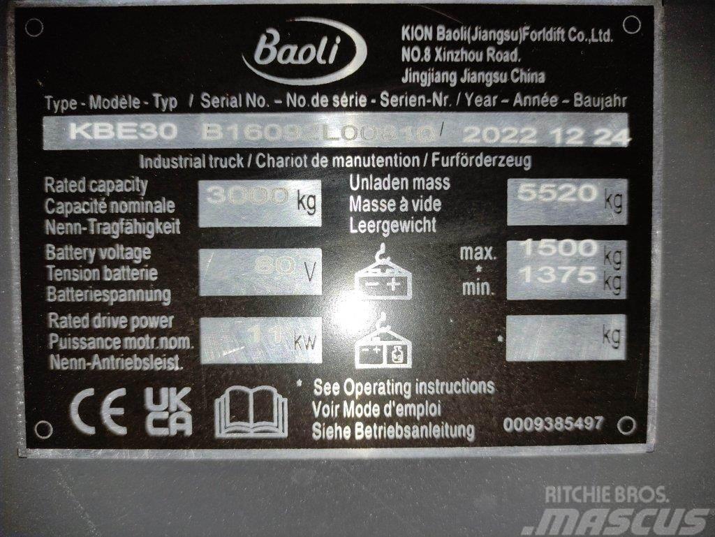 Baoli KBE30 Elektrostapler