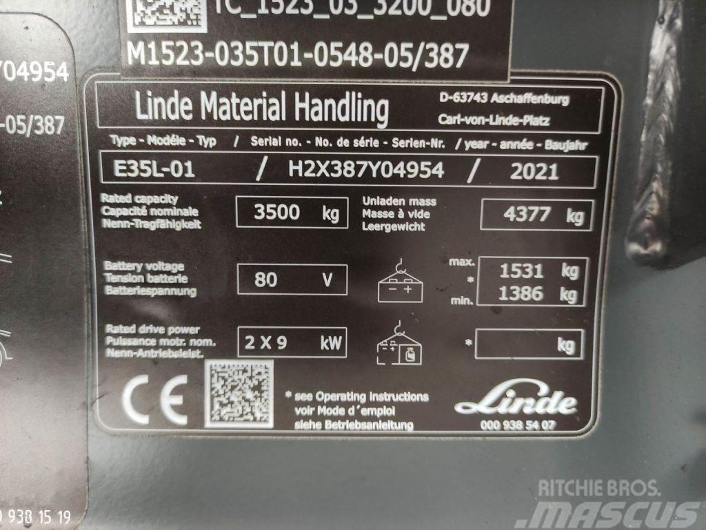 Linde E35L-01-387 Elektrostapler