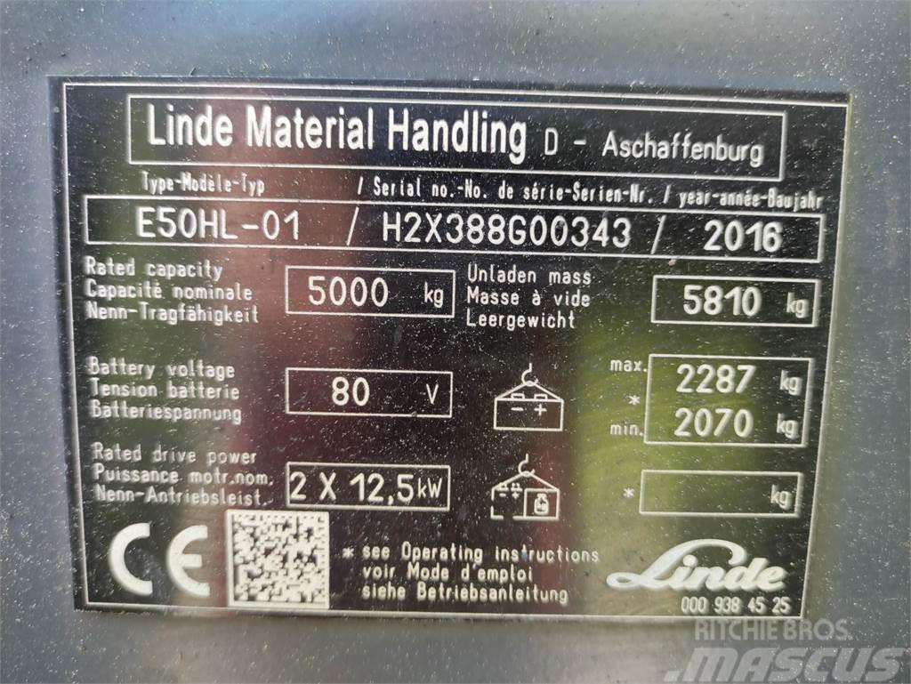 Linde E50HL-01-388 Elektrostapler