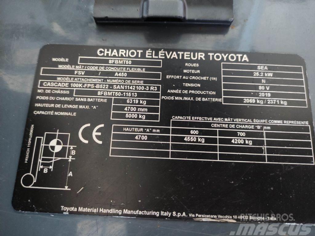 Toyota 8FBMT50 Elektrostapler